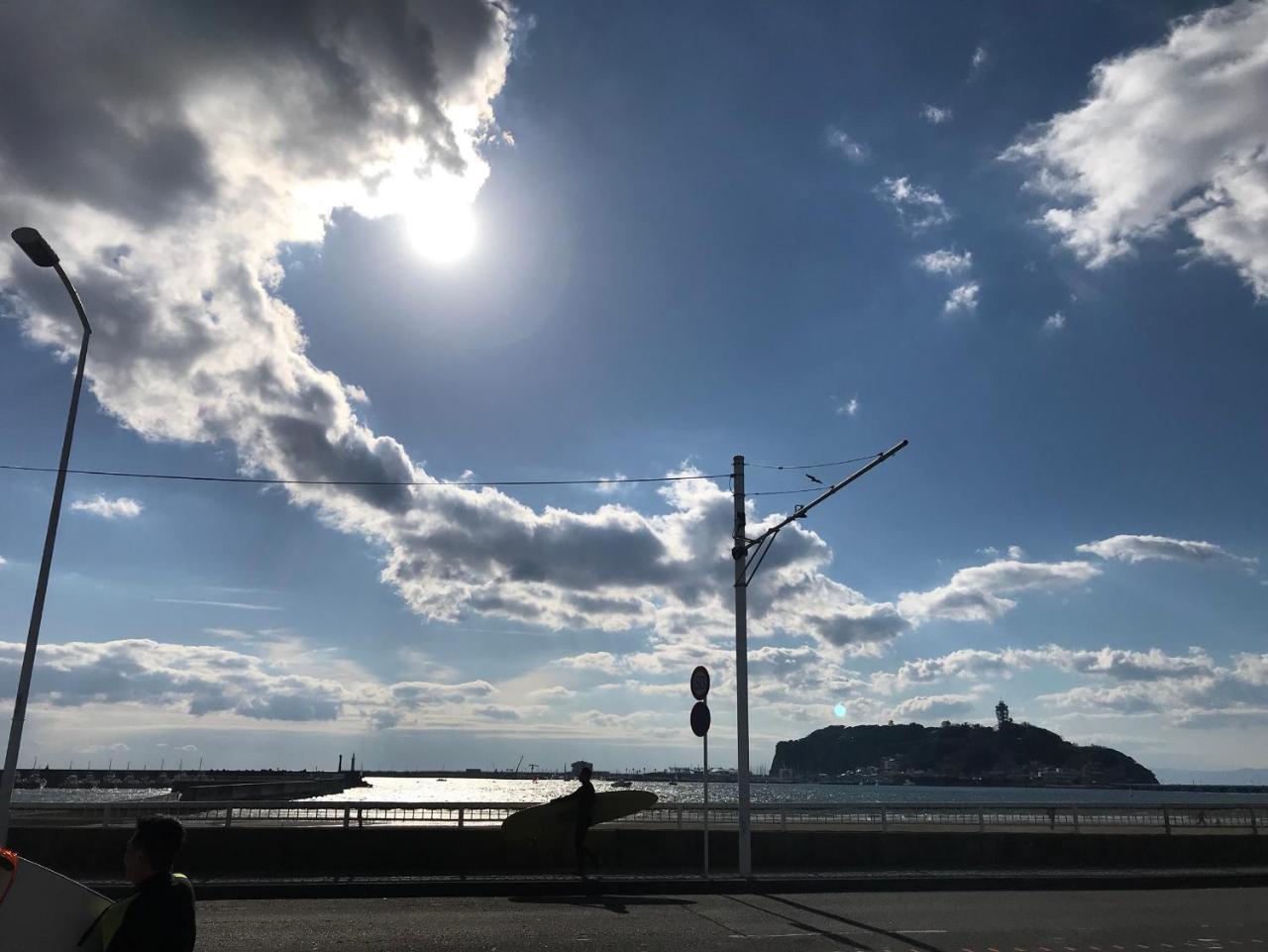 White Sand Beach Enoshima Kamakura Bagian luar foto